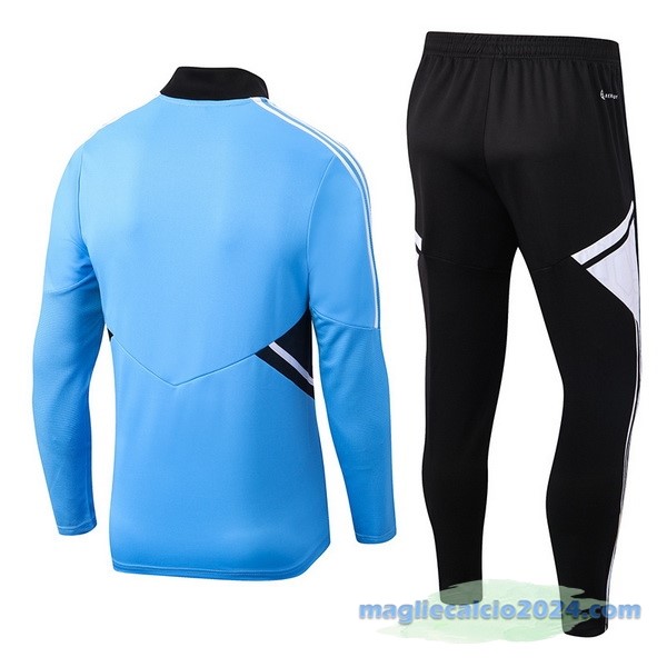 Set Completo Sudadera Formazione Feyenoord Rotterdam 2022 2023 Azul Nero Poco Prezzo