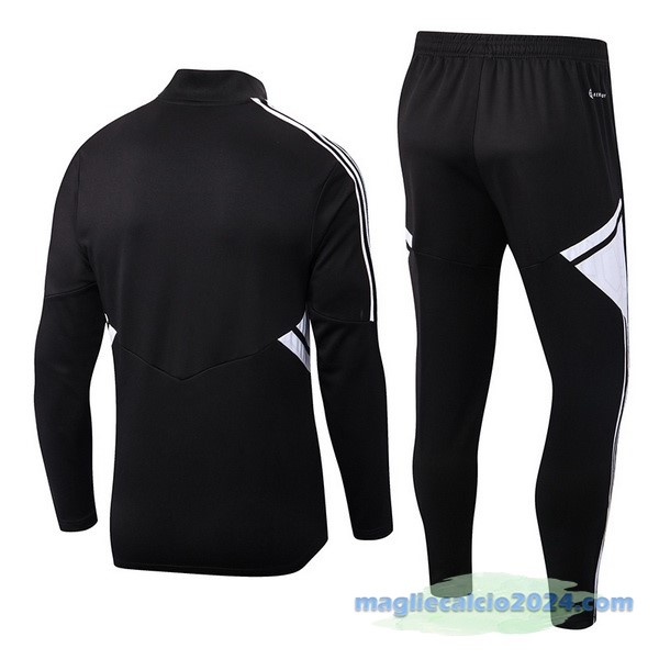 Set Completo Sudadera Formazione Feyenoord Rotterdam 2022 2023 Nero Poco Prezzo