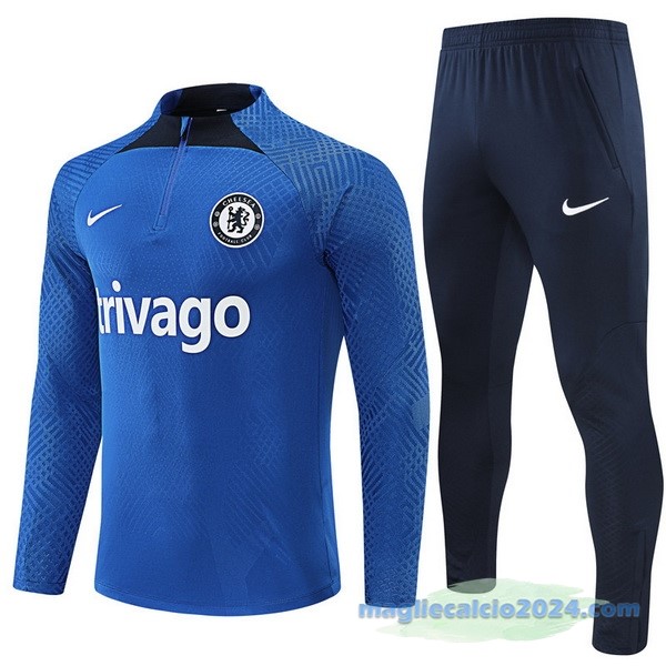 Set Completo Sudadera Formazione Giocatori Bambino Chelsea 2022 2023 I Azul Poco Prezzo