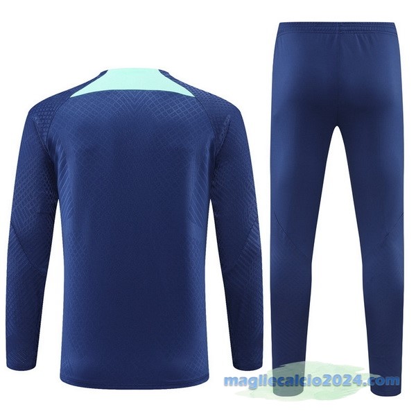 Set Completo Sudadera Formazione Giocatori Inter Milán 2022 2023 Azul Poco Prezzo