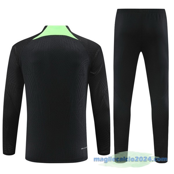 Set Completo Sudadera Formazione Giocatori Liverpool 2022 2023 Nero I Verde Poco Prezzo