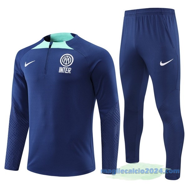 Set Completo Sudadera Formazione Inter Milán 2022 2023 Azul Poco Prezzo