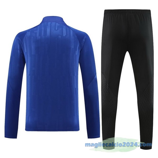 Set Completo Sudadera Formazione Inter Milán 2023 2024 Azul I Nero Poco Prezzo