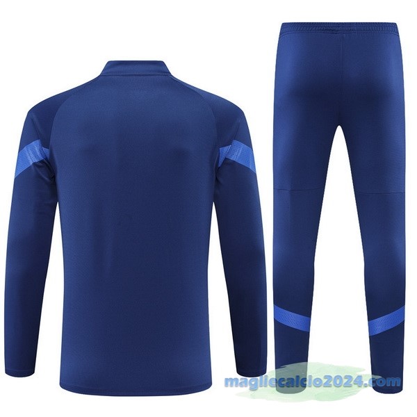 Set Completo Sudadera Formazione Italia 2022 Azul IIII Navy Poco Prezzo