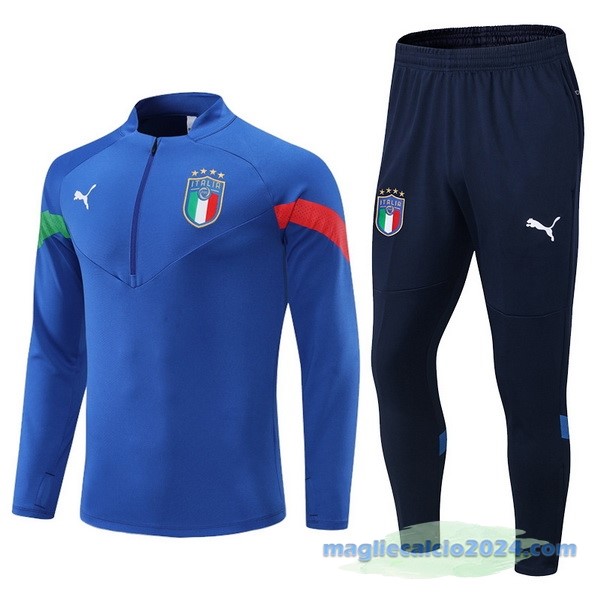 Set Completo Sudadera Formazione Italia 2022 I Azul Poco Prezzo