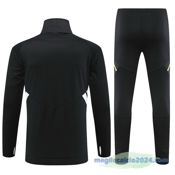 Set Completo Sudadera Formazione Juventus 2022 2023 Nero Bianco Poco Prezzo