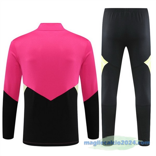 Set Completo Sudadera Formazione Juventus 2022 2023 Rosa Nero Poco Prezzo