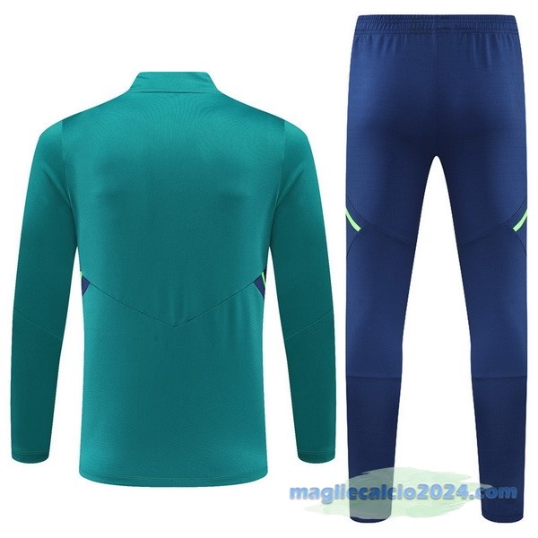 Set Completo Sudadera Formazione Juventus 2022 2023 Verde I Azul Poco Prezzo