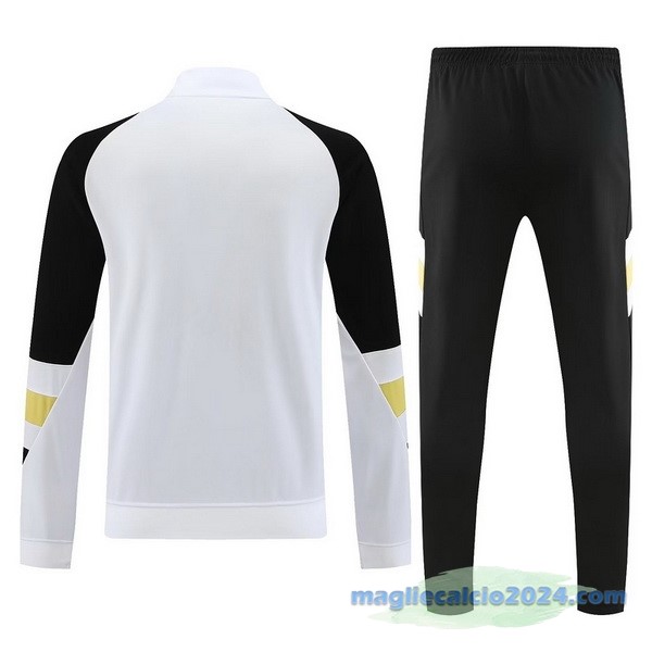 Set Completo Sudadera Formazione Juventus 2023 2024 Bianco Nero Poco Prezzo
