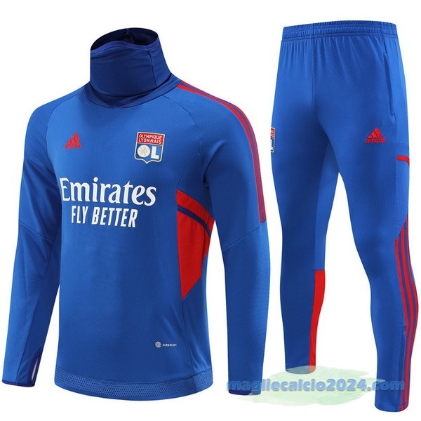 Set Completo Sudadera Formazione Lyon 2022 2023 Azul Poco Prezzo