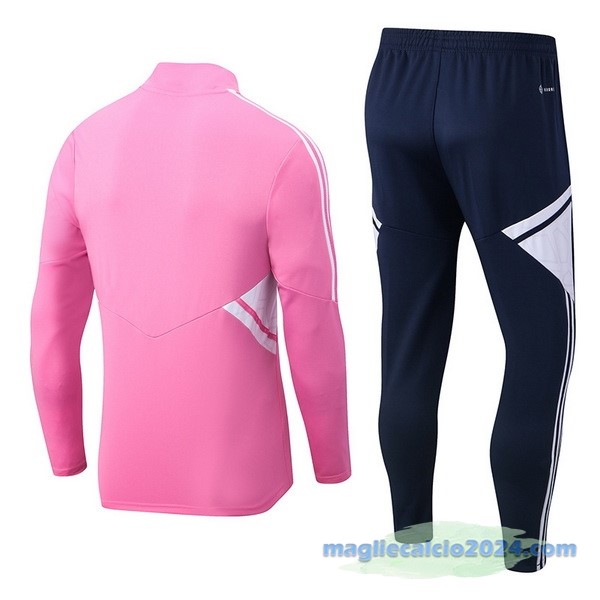 Set Completo Sudadera Formazione Lyon 2022 2023 Rosa Azul Poco Prezzo