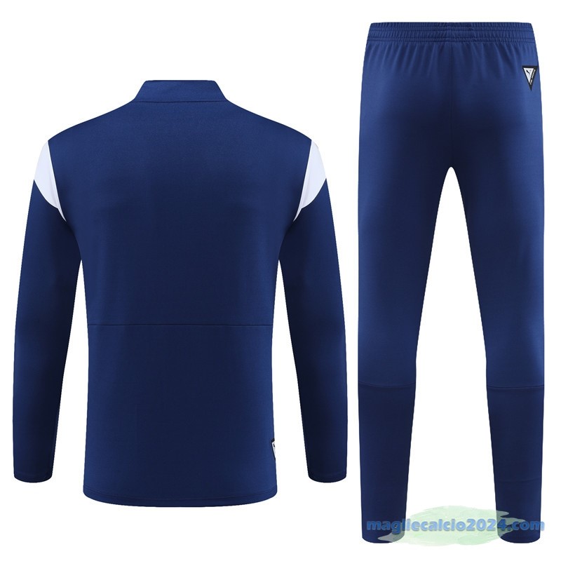 Set Completo Sudadera Formazione Manchester City 2023 2024 Azul Navy Bianco Poco Prezzo