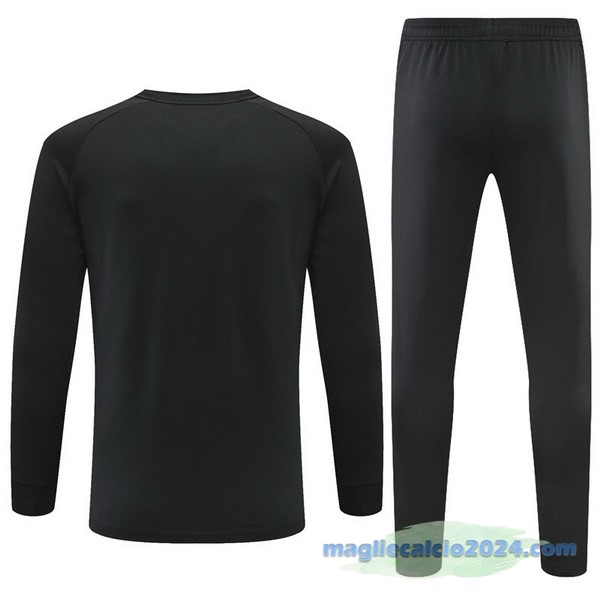 Set Completo Sudadera Formazione Manchester United 2022 2023 II Nero Poco Prezzo