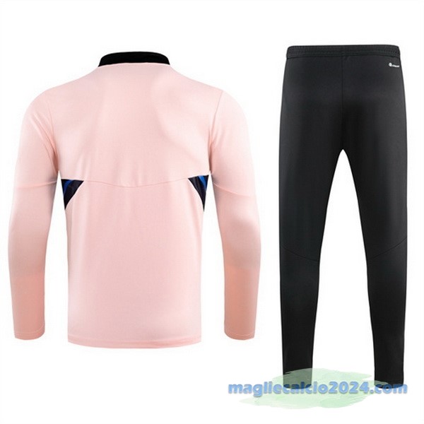 Set Completo Sudadera Formazione Manchester United 2022 2023 Rosa II Nero Poco Prezzo