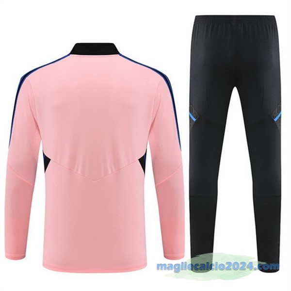 Set Completo Sudadera Formazione Manchester United 2022 2023 Rosa I Nero Poco Prezzo