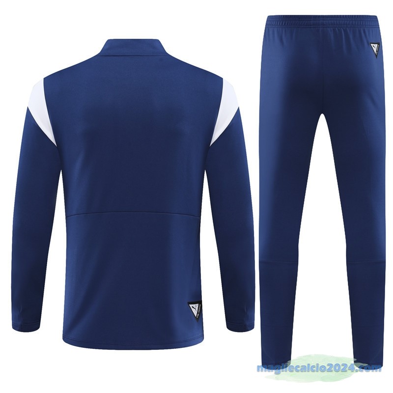 Set Completo Sudadera Formazione Marsella 2023 2024 Azul I Bianco Poco Prezzo
