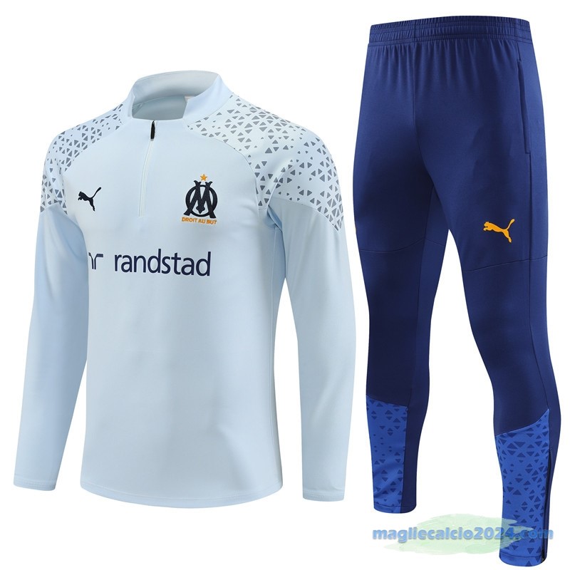 Set Completo Sudadera Formazione Marsella 2023 2024 Azul Poco Prezzo