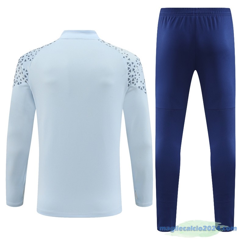 Set Completo Sudadera Formazione Marsella Bambino 2023 2024 Azul Poco Prezzo