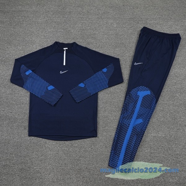 Set Completo Sudadera Formazione Nike 2022 2023 Azul I Navy Poco Prezzo