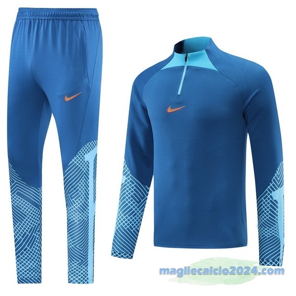 Set Completo Sudadera Formazione Nike 2022 2023 Azul Poco Prezzo