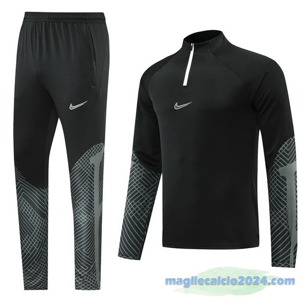Set Completo Sudadera Formazione Nike 2022 2023 Nero Poco Prezzo