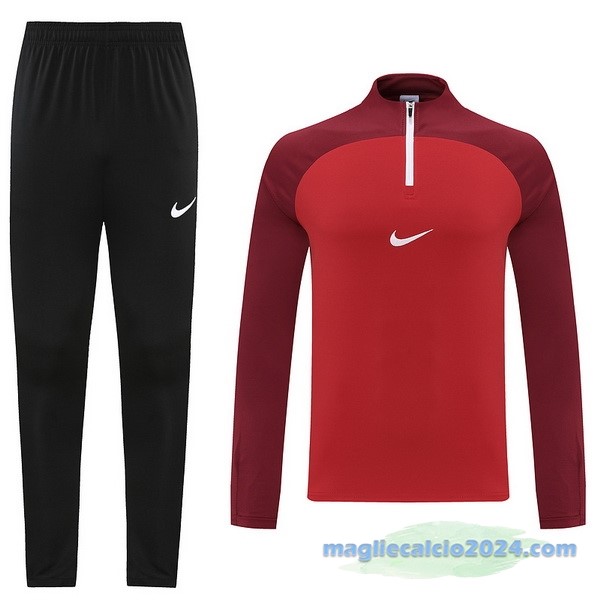 Set Completo Sudadera Formazione Nike 2022 2023 Rosso II Nero Poco Prezzo