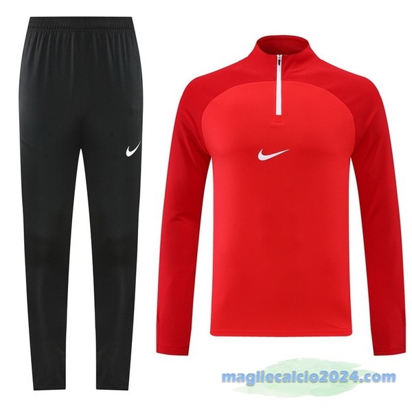 Set Completo Sudadera Formazione Nike 2022 2023 Rosso I Nero Poco Prezzo