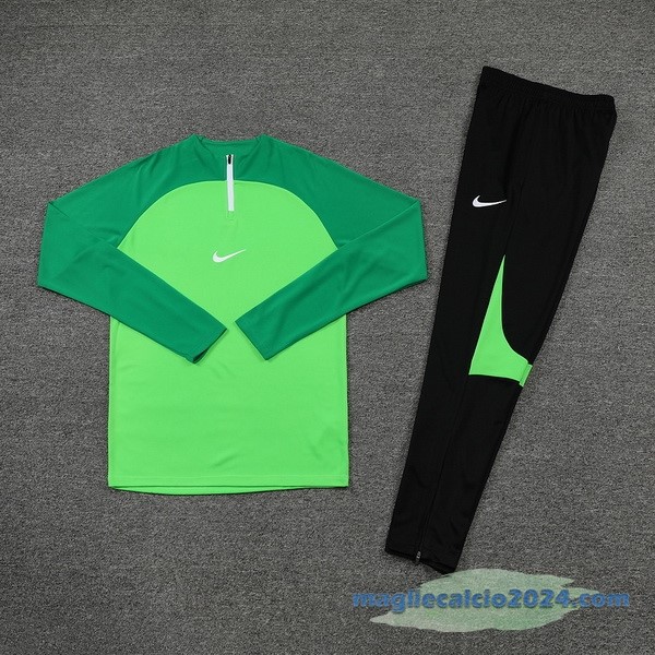 Set Completo Sudadera Formazione Nike 2022 2023 Verde I Nero Poco Prezzo