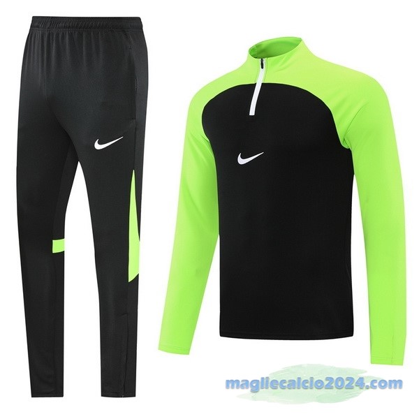 Set Completo Sudadera Formazione Nike 2022 2023 Verde Nero Poco Prezzo