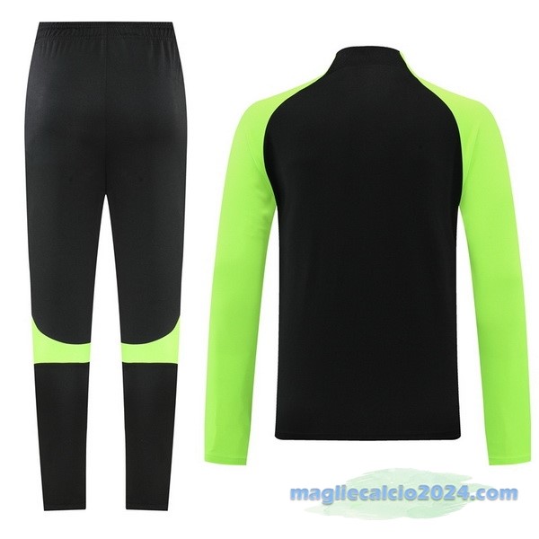 Set Completo Sudadera Formazione Nike 2022 2023 Verde Nero Poco Prezzo