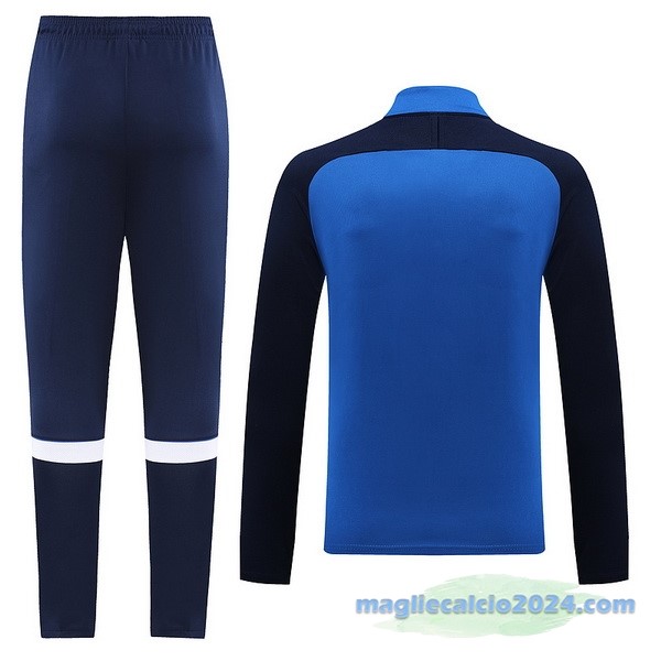 Set Completo Sudadera Formazione Nike 2023 2024 Azul Bianco Poco Prezzo