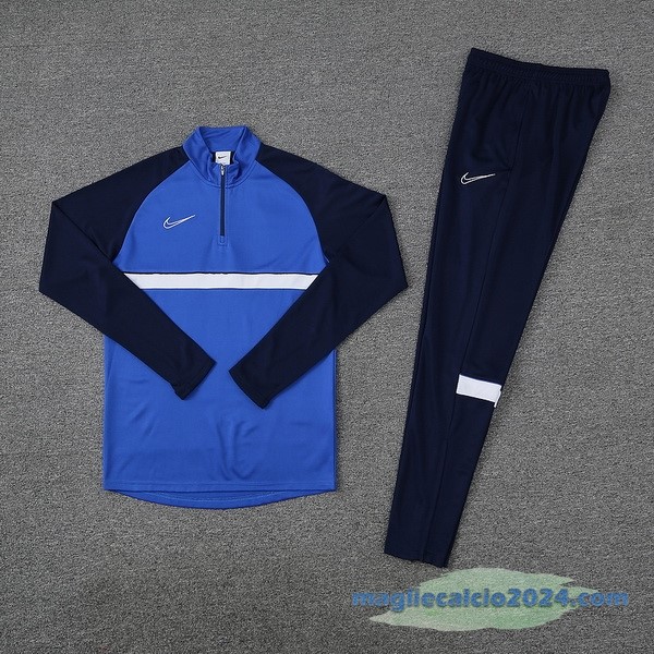 Set Completo Sudadera Formazione Nike 2023 2024 Azul Bianco Poco Prezzo