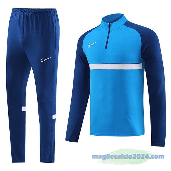 Set Completo Sudadera Formazione Nike 2023 2024 Azul I Bianco Poco Prezzo