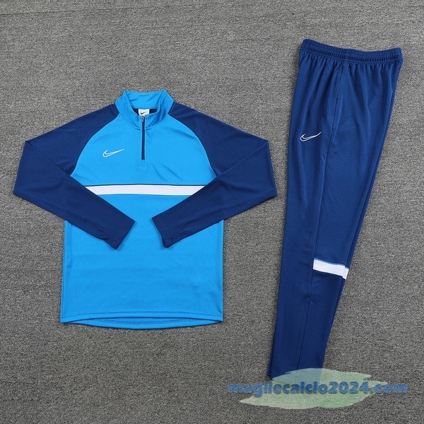 Set Completo Sudadera Formazione Nike 2023 2024 Azul I Bianco Poco Prezzo