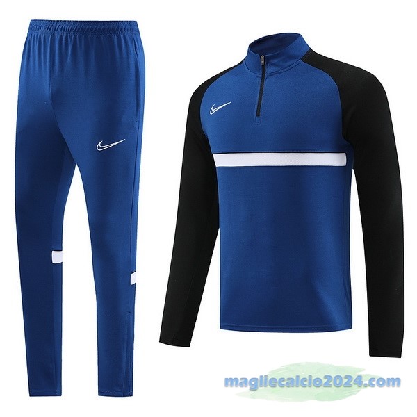 Set Completo Sudadera Formazione Nike 2023 2024 Azul Nero Poco Prezzo