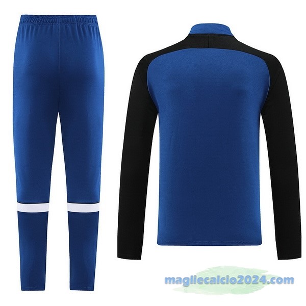 Set Completo Sudadera Formazione Nike 2023 2024 Azul Nero Poco Prezzo
