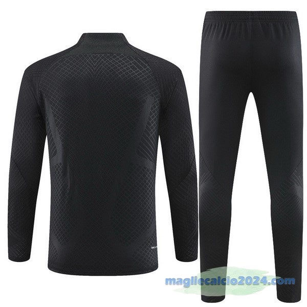Set Completo Sudadera Formazione Paris Saint Germain 2023 2024 Nero I Giallo Poco Prezzo