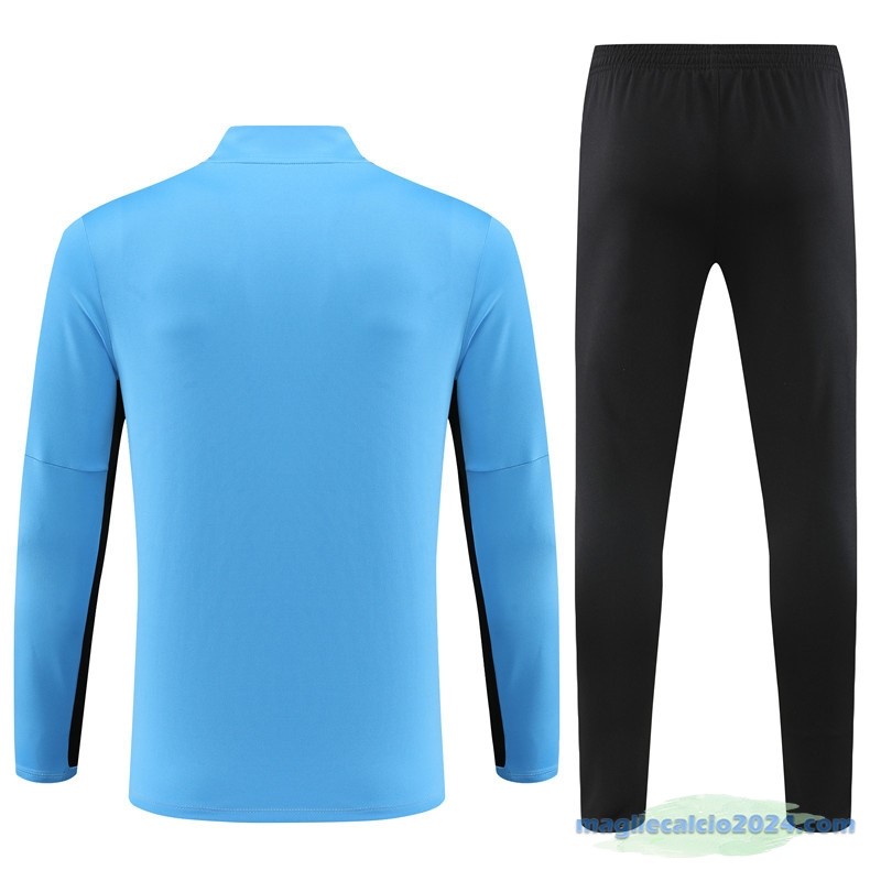 Set Completo Sudadera Formazione Paris Saint Germain Bambino 2023 2024 Azul II Nero Poco Prezzo