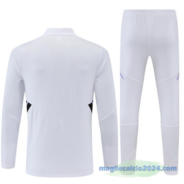 Set Completo Sudadera Formazione Real Madrid 2022 2023 Bianco Poco Prezzo