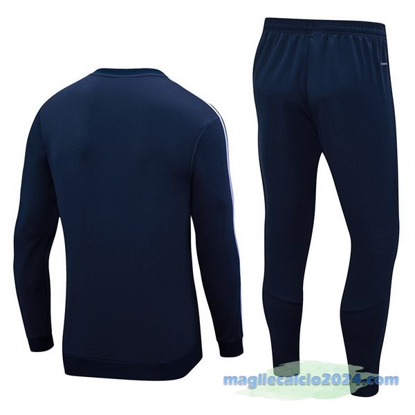 Set Completo Sudadera Formazione Real Madrid 2023 2024 Azul Navy Poco Prezzo