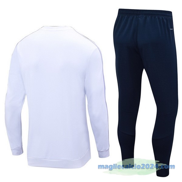 Set Completo Sudadera Formazione Real Madrid 2023 2024 Bianco II Azul Poco Prezzo