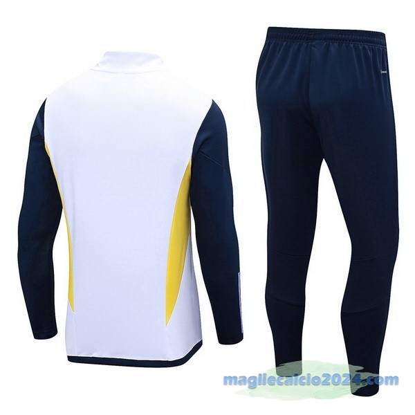 Set Completo Sudadera Formazione Real Madrid 2023 2024 Bianco I Azul Poco Prezzo