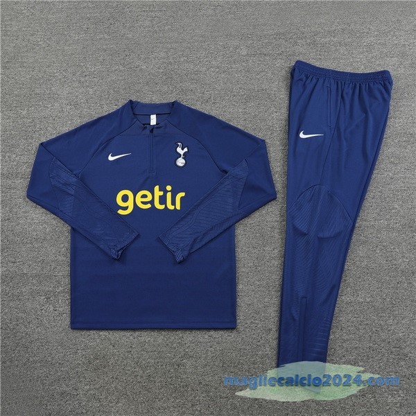 Set Completo Sudadera Formazione Tottenham Hotspur 2023 2024 Azul Navy Poco Prezzo