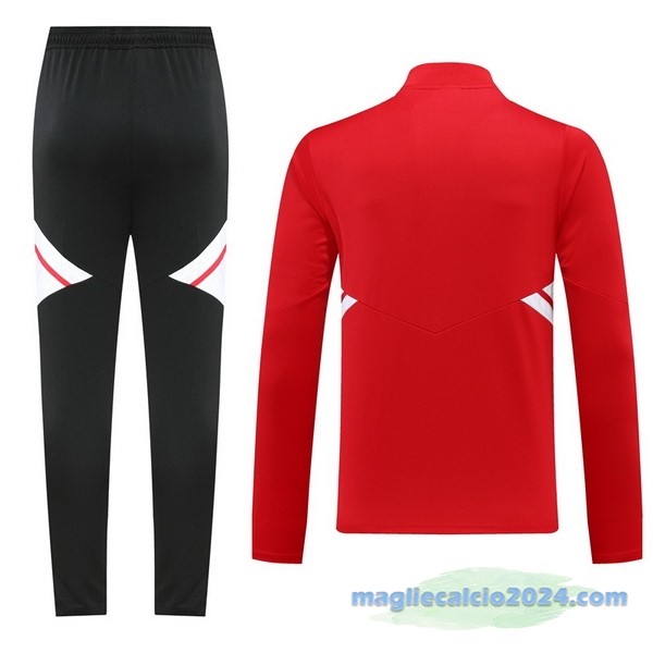 Set Completo Sudadera Formazione adidas 2022 2023 Rosso Nero Poco Prezzo