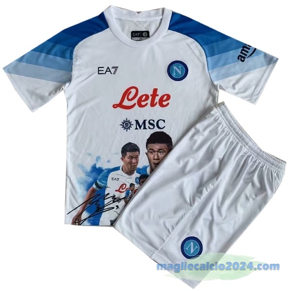 Speciale Conjunto De Bambino Napoli 2022 2023 Bianco Azul Poco Prezzo