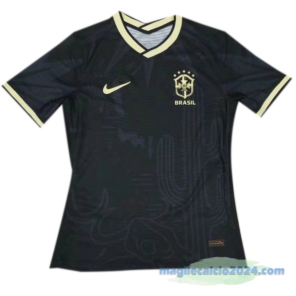 Speciale Giocatori Maglia Brasile 2022 Nero Poco Prezzo
