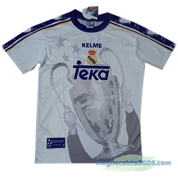 Speciale Maglia Real Madrid Retro 1997 1998 Bianco Poco Prezzo