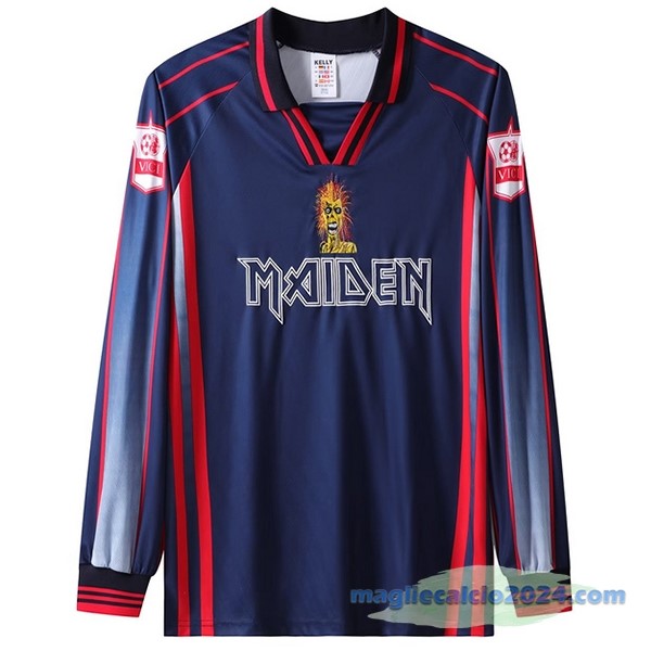 Speciale Manica lunga West Ham United Retro 1998 Azul Poco Prezzo