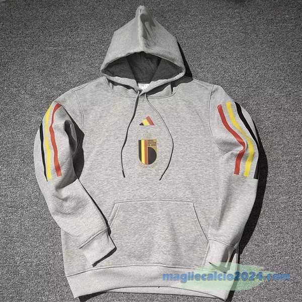 Sudaderas Con Capucha Belgio 2022 Grigio Poco Prezzo