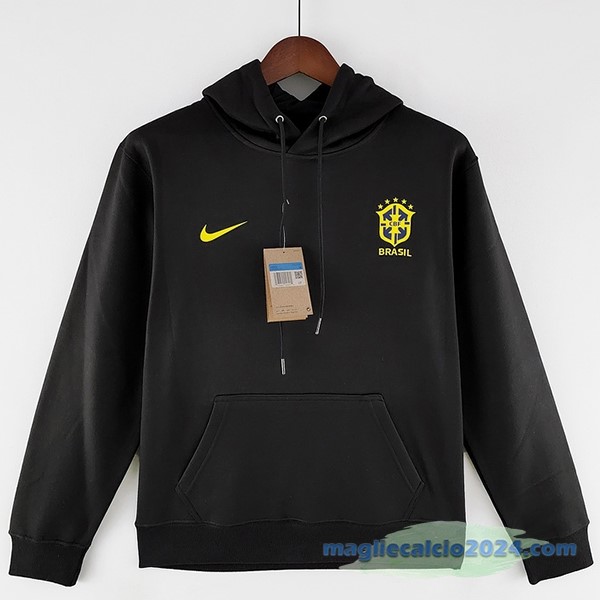 Sudaderas Con Capucha Brasile 2022 Nero Poco Prezzo